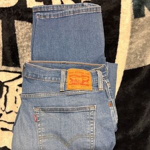 505 Levi’s Mens Classic Straight Leg Blue Jeans waist 40 length 30